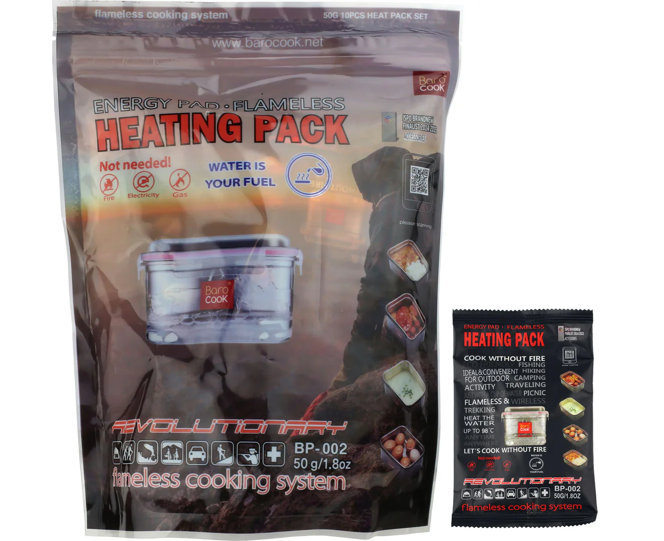 Barocook Heating Pack 50 g 10 kpl/pkt - Image 3