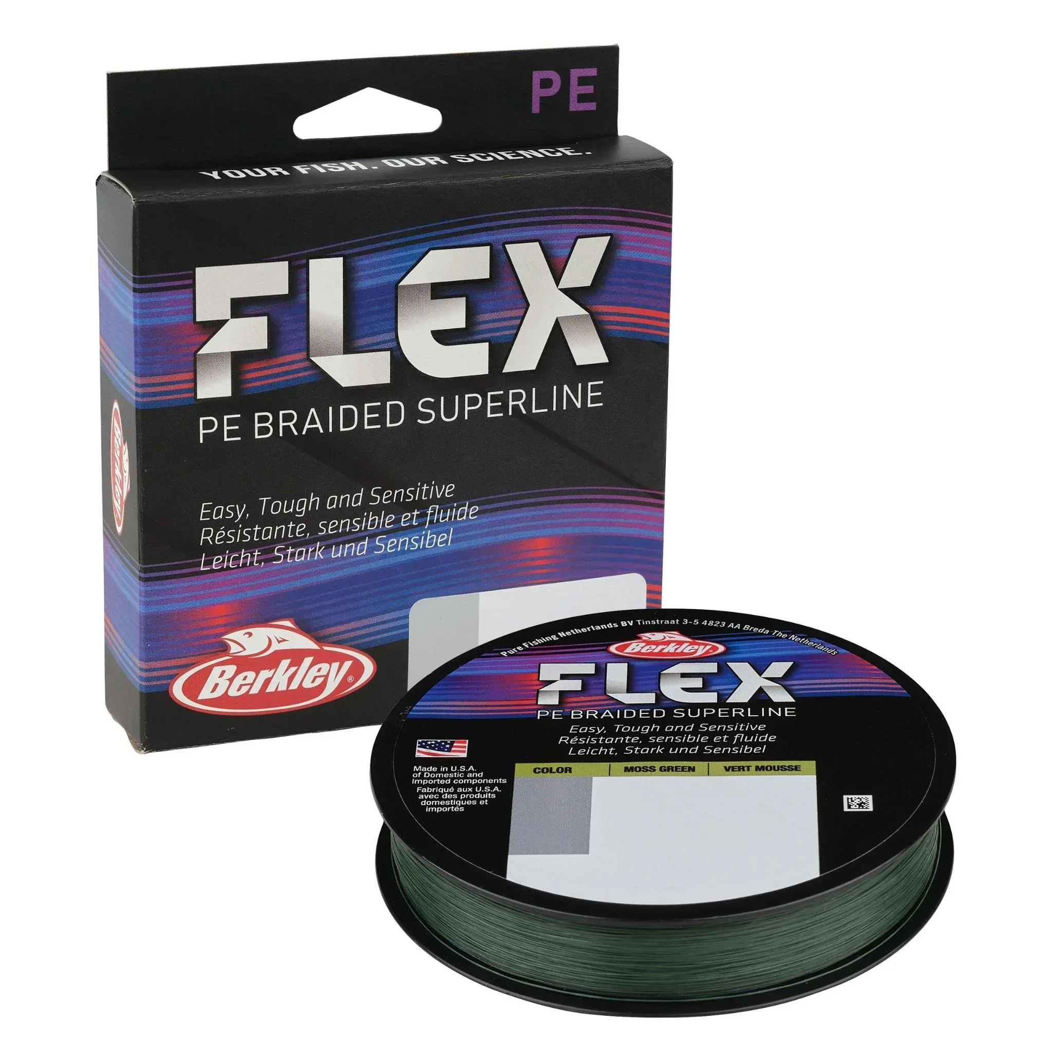 Berkley Flex Braid Moss Green 2000 m kuitusiima - Image 3