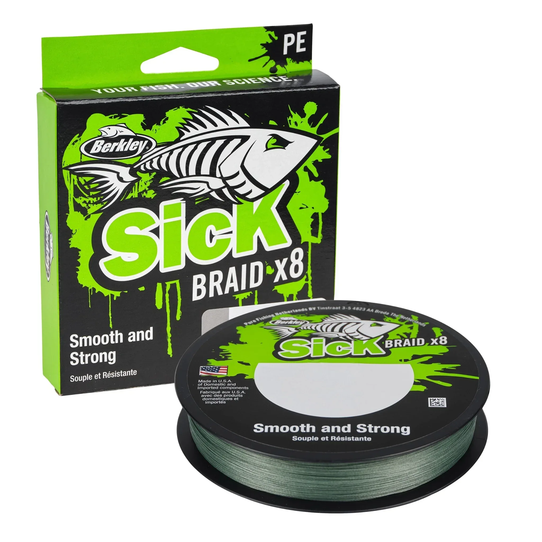 Berkley Sick Braid Moss Green 2000 m kuitusiima - Image 5