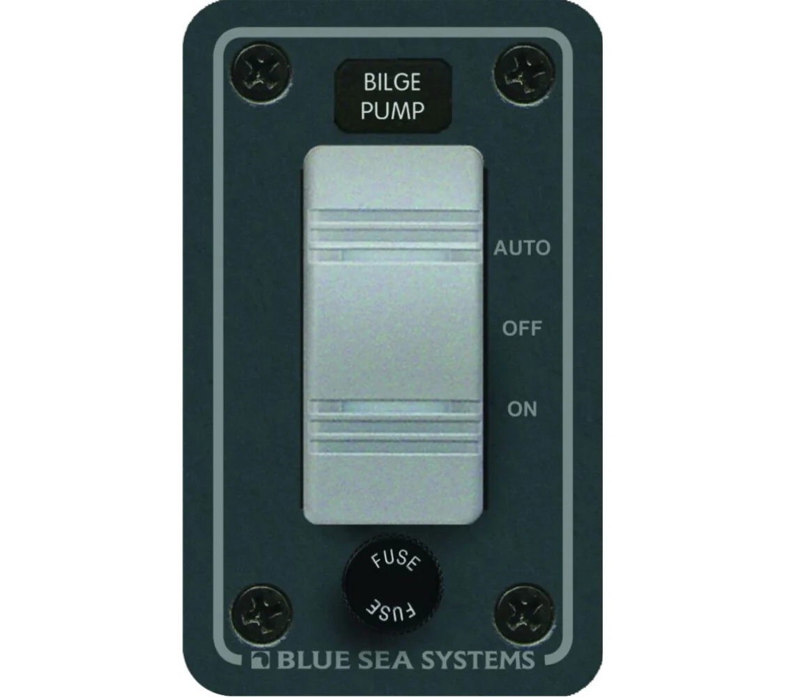 Blue Sea katkaisinpaneeli pumpulle