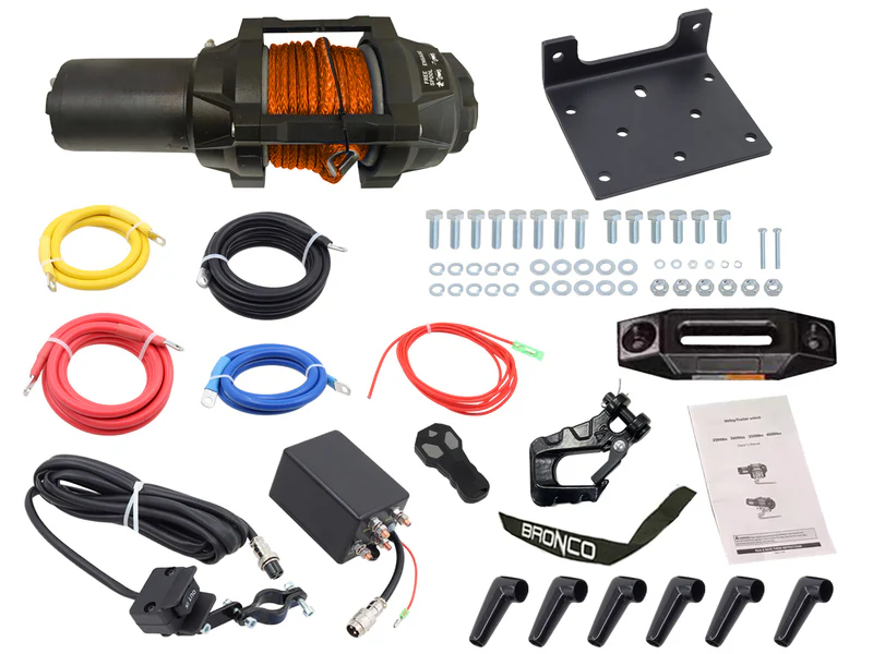 Bronco HDQS Heavy Duty Quick Spool 3500 sähkövinssi kaukosäätimellä 1581 kg - Image 5