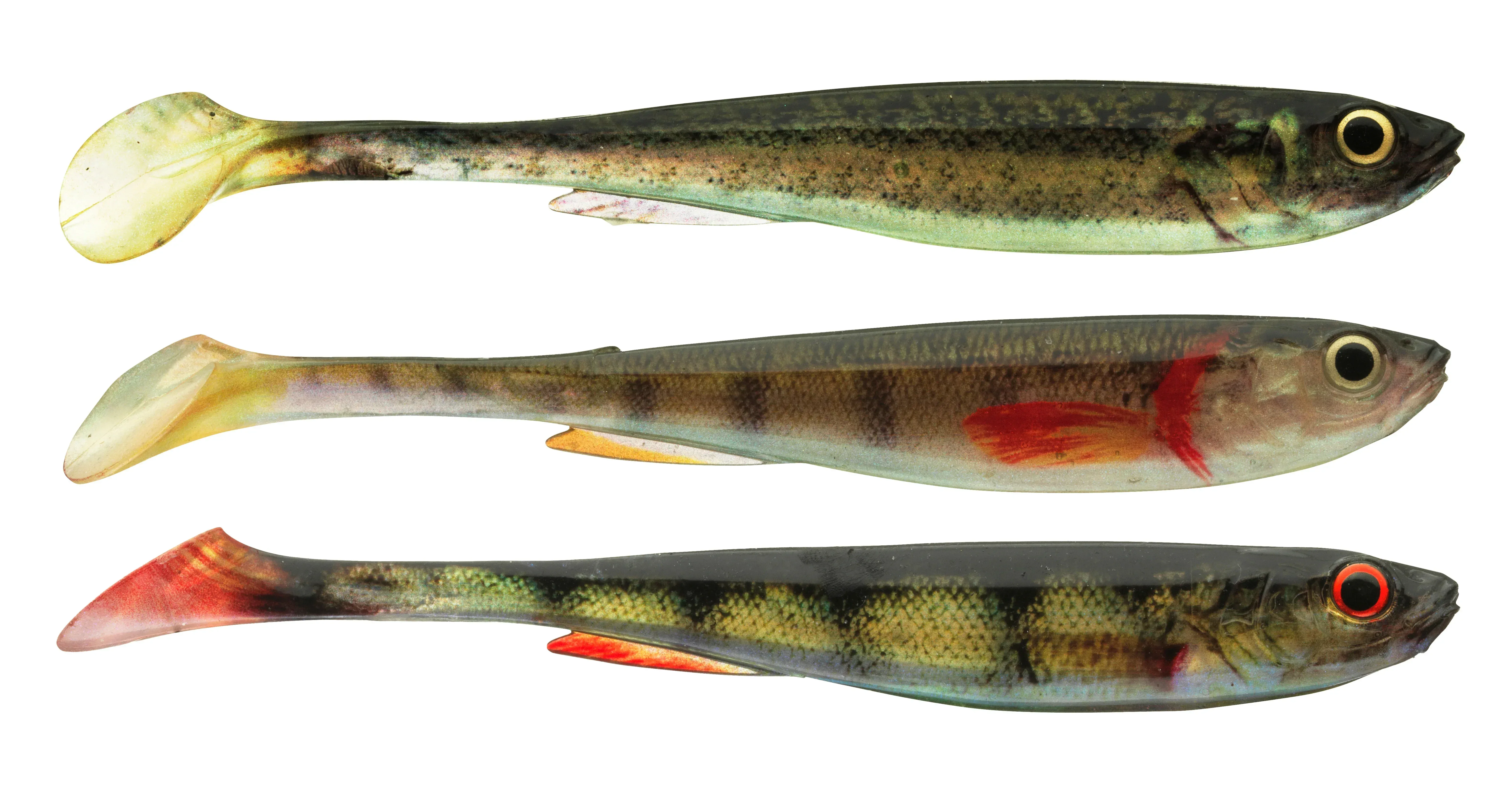 Daiwa Prorex Real Slim Shad Y Live 13,5 cm jigilajitelma 4 kpl/pkt