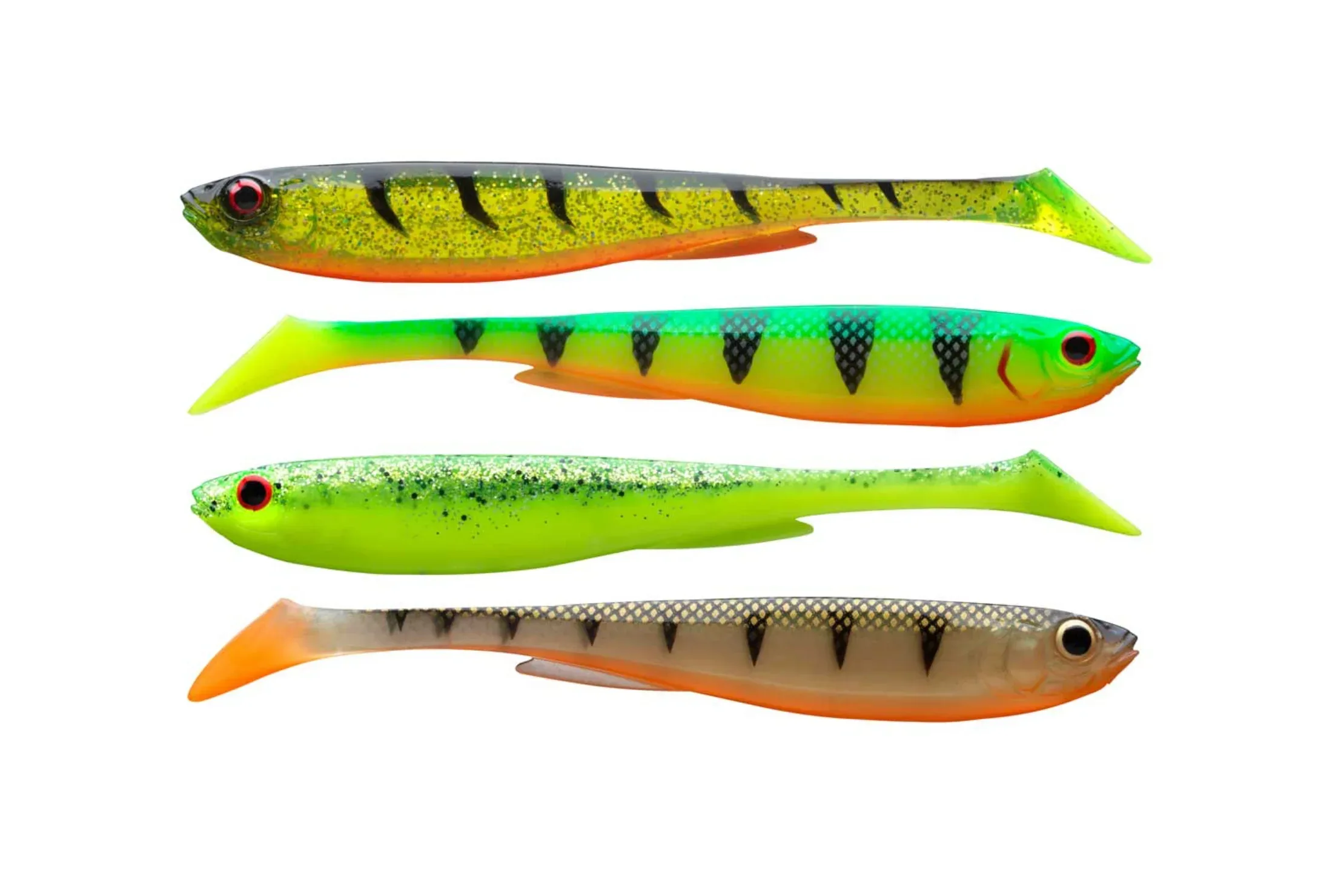 Daiwa Prorex Slim Shad Y Flash Color Set 7,5 cm jigi 5 kpl/pkt