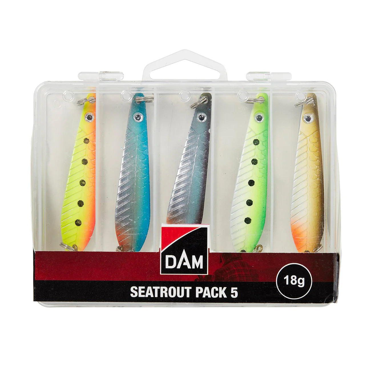 DAM Seatrout Pack 18 g lusikkalajitelma 5 kpl/pkt - Image 2