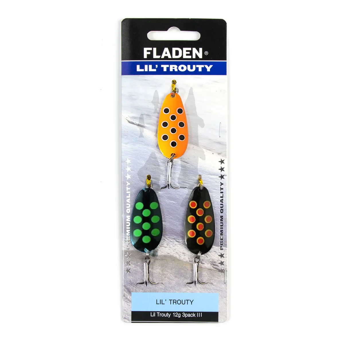Fladen Lil Trouty III 12 g lusikkalajitelma 3 kpl/pkt