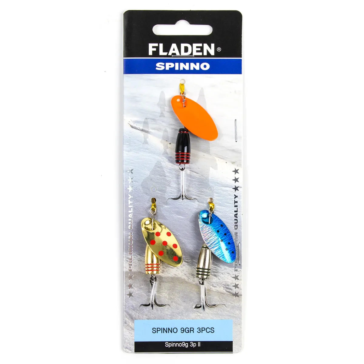 Fladen Spinno II 9g lippalajitelma 3 kpl/pkt - Image 2