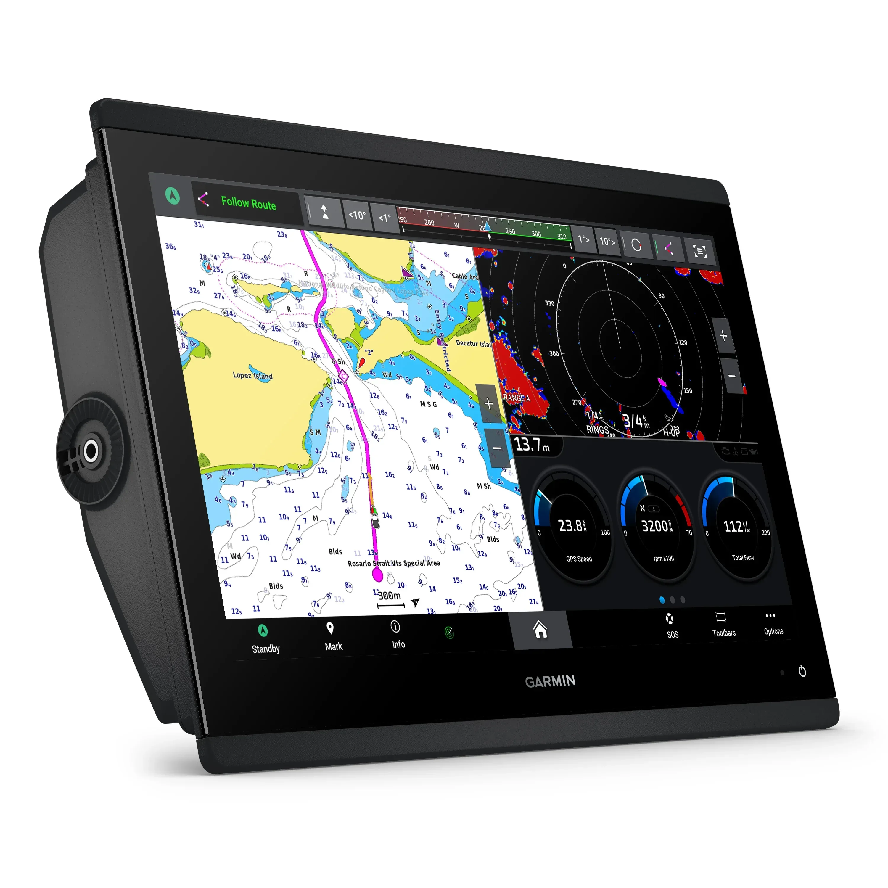 Garmin GPSMAP 1623xsv yhdistelmälaite - Image 6