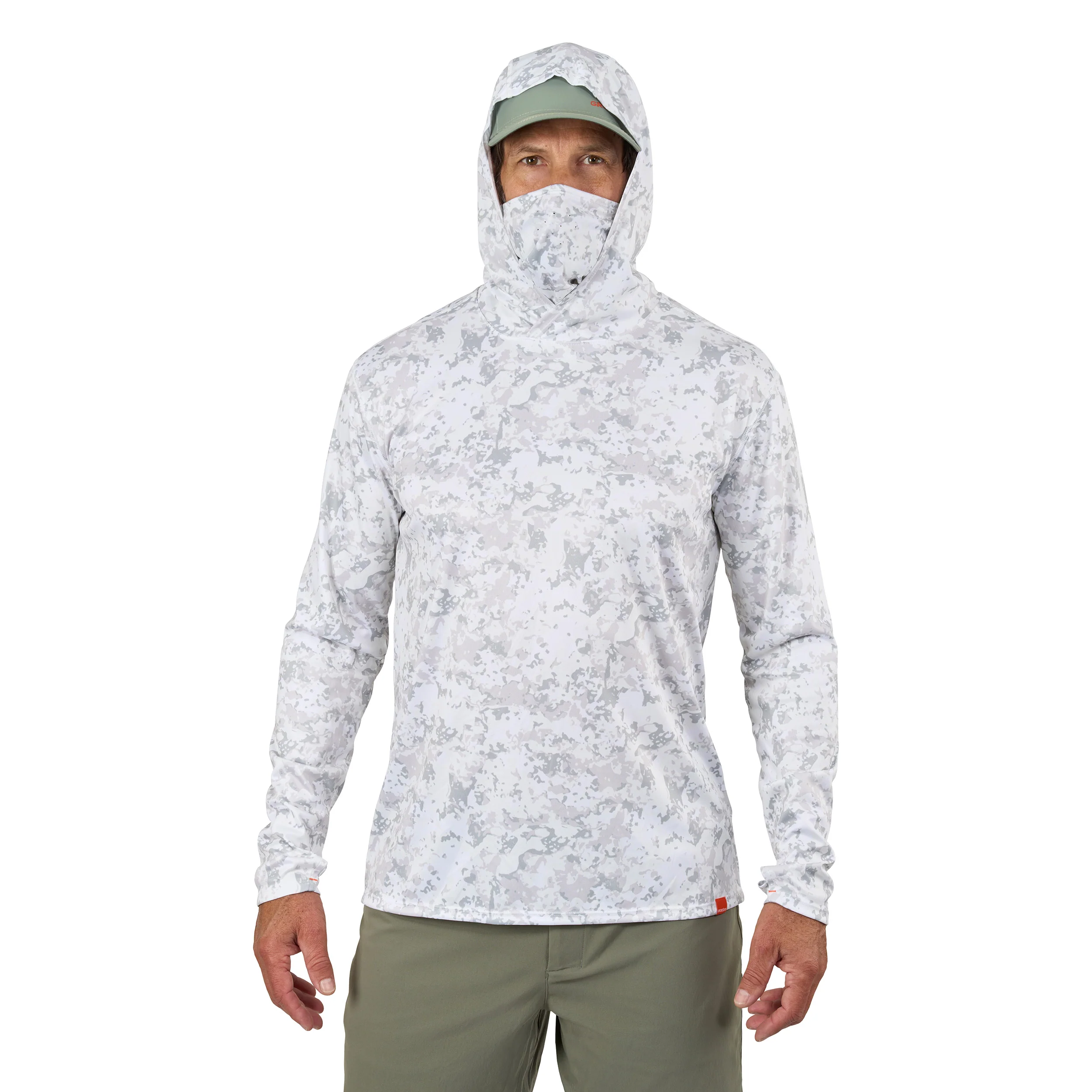 Grundens Tough Sun Masked Hoodie UPF50+ kalastuspaita - Image 3