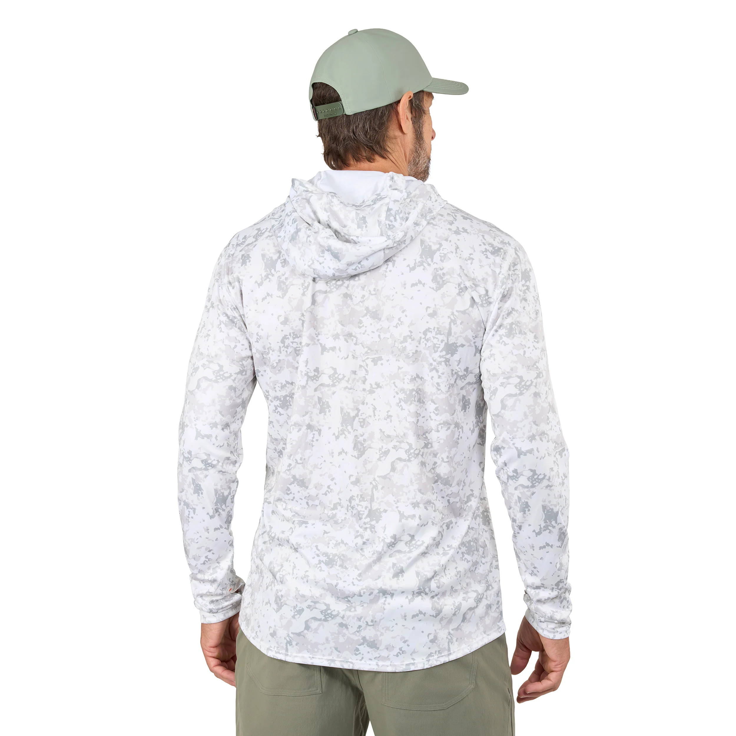 Grundens Tough Sun Masked Hoodie UPF50+ kalastuspaita - Image 5