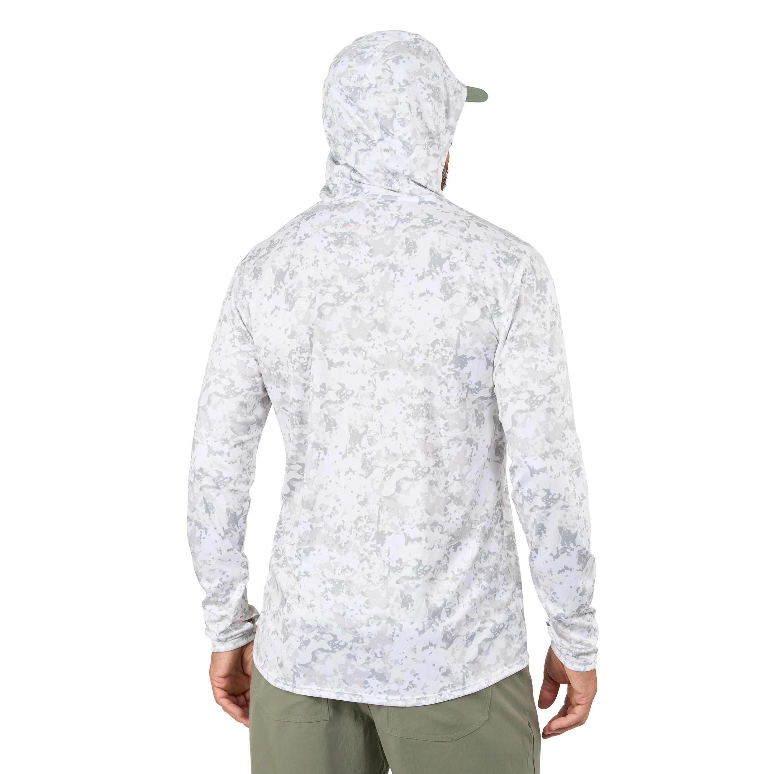 Grundens Tough Sun Masked Hoodie UPF50+ kalastuspaita - Image 7