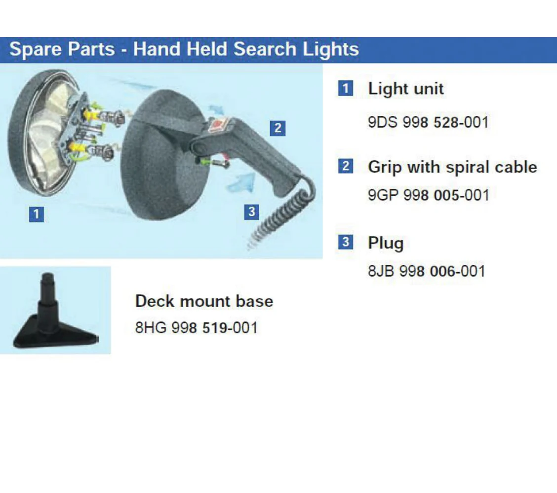 Hella Marine käsikäyttöinen valonheitin 12V - Image 3