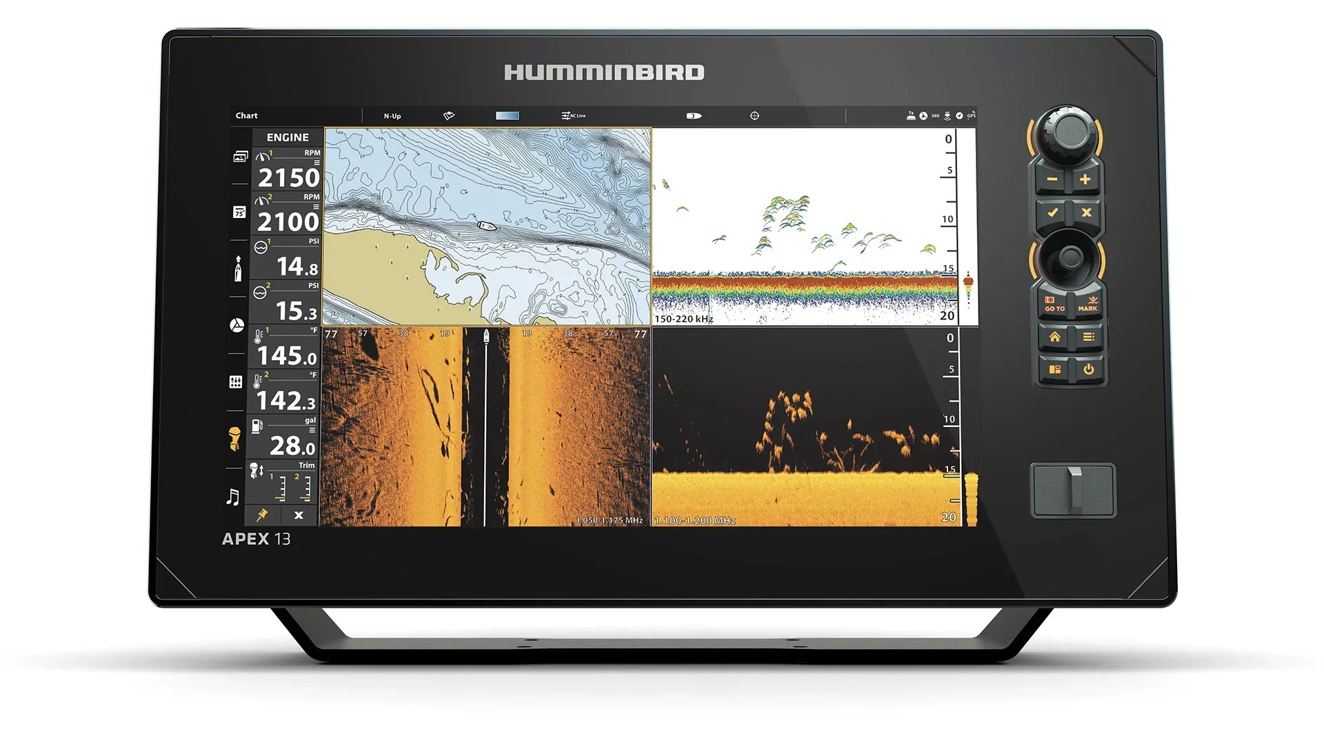 Humminbird APEX 13 MEGA SI+ yhdistelmälaite