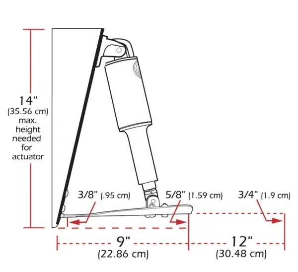 Lenco trimmilevysarja 9" x 9" 12V - Image 2