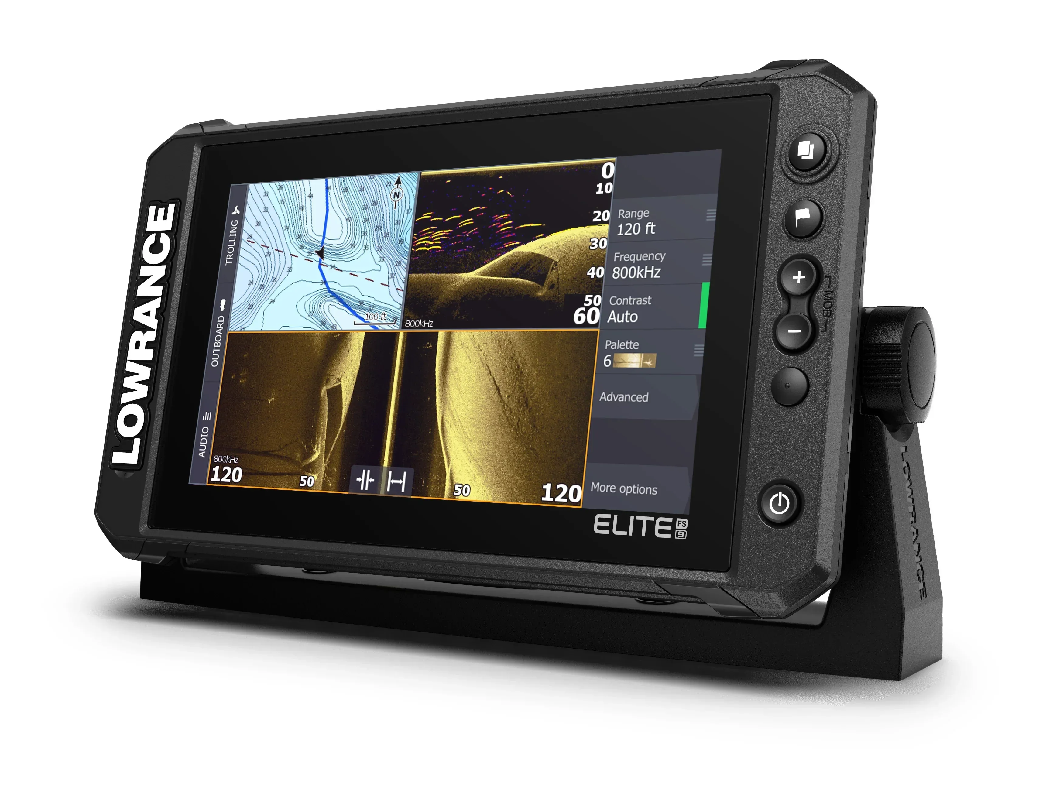 Lowrance Elite FS 9" yhdistelmälaite Active Imaging 3-in-1 anturilla - Image 2
