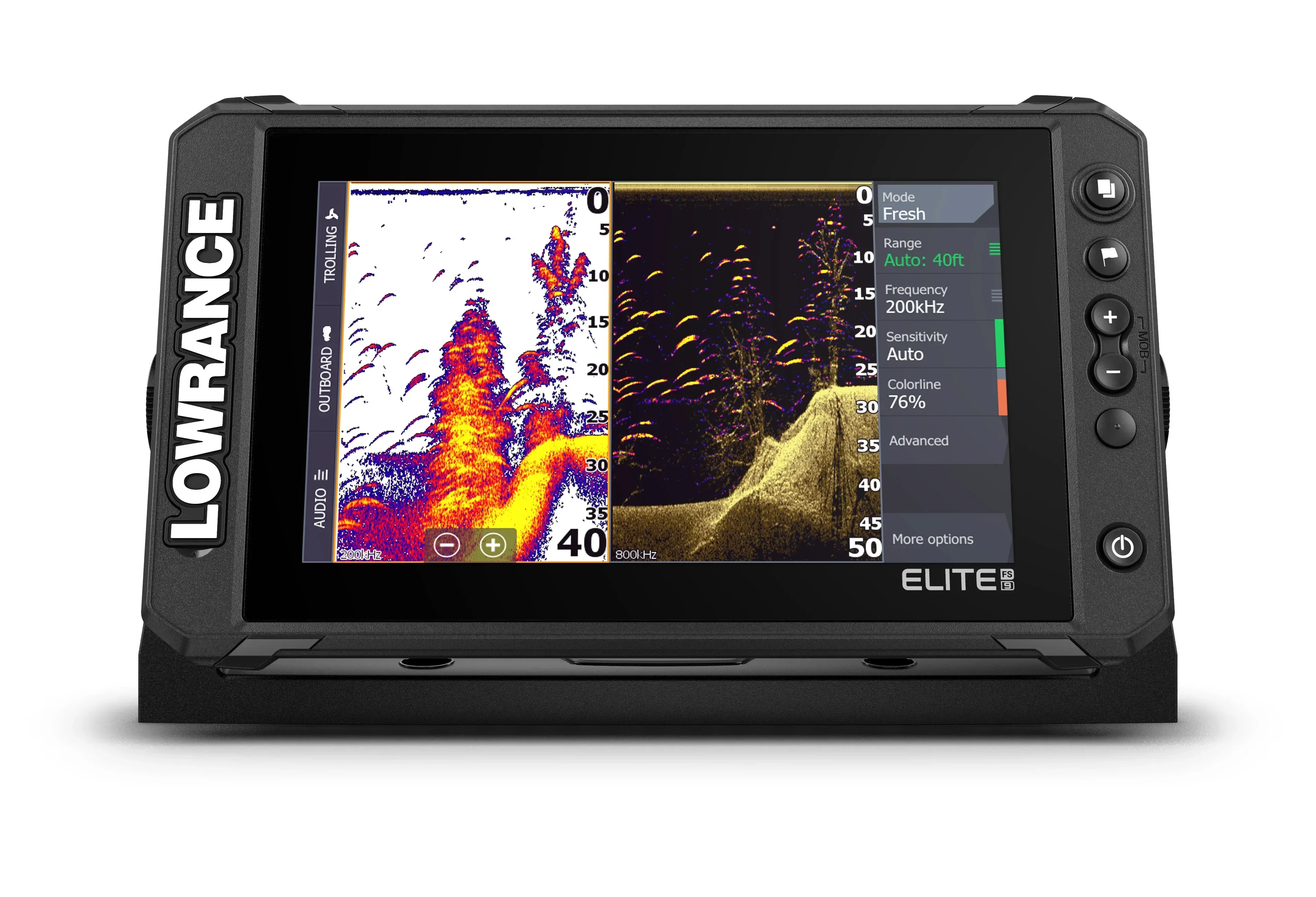 Lowrance Elite FS 9" yhdistelmälaite ilman anturia