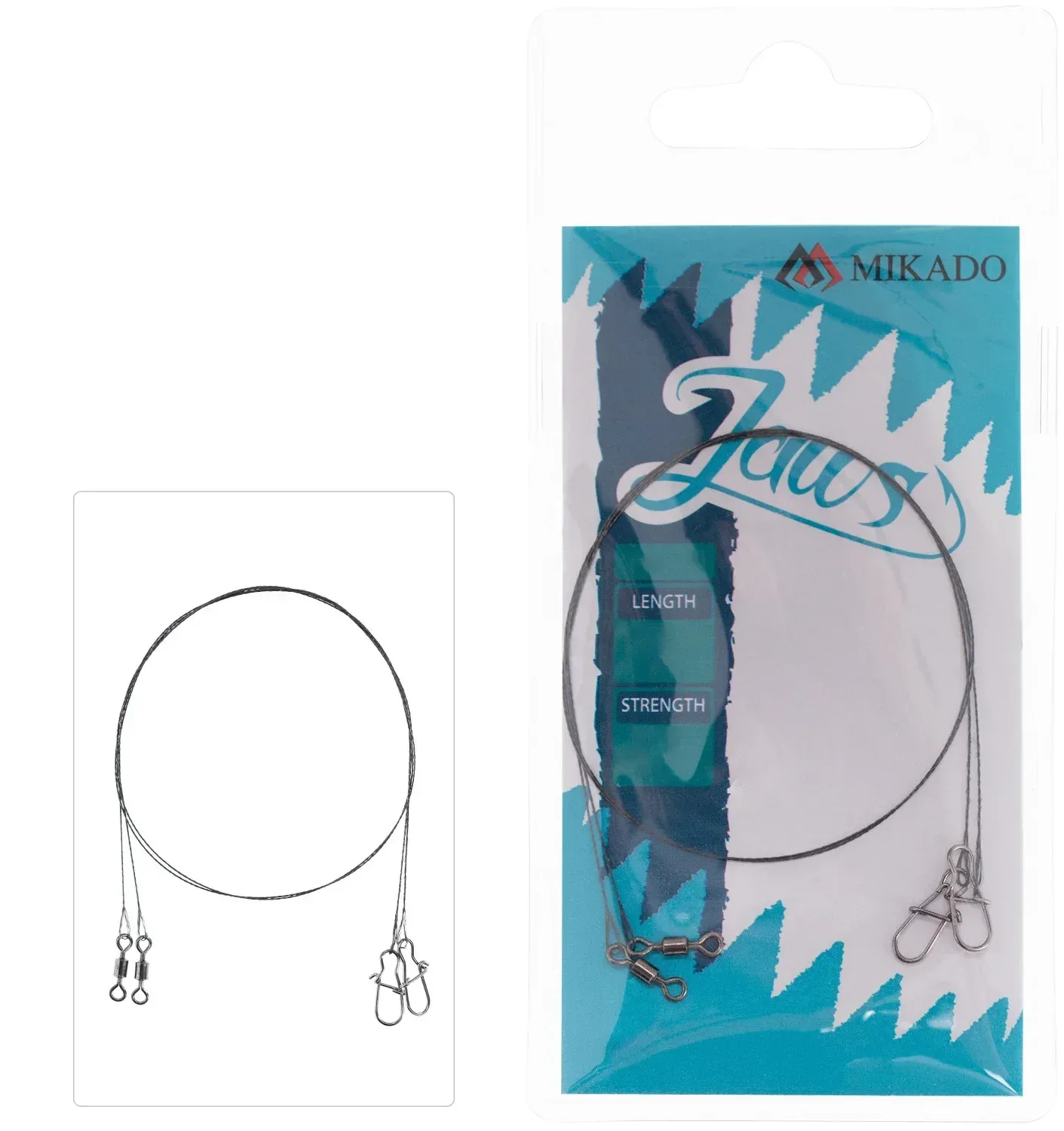 Mikado Jaws Tungsten peruke 2 kpl/pkt