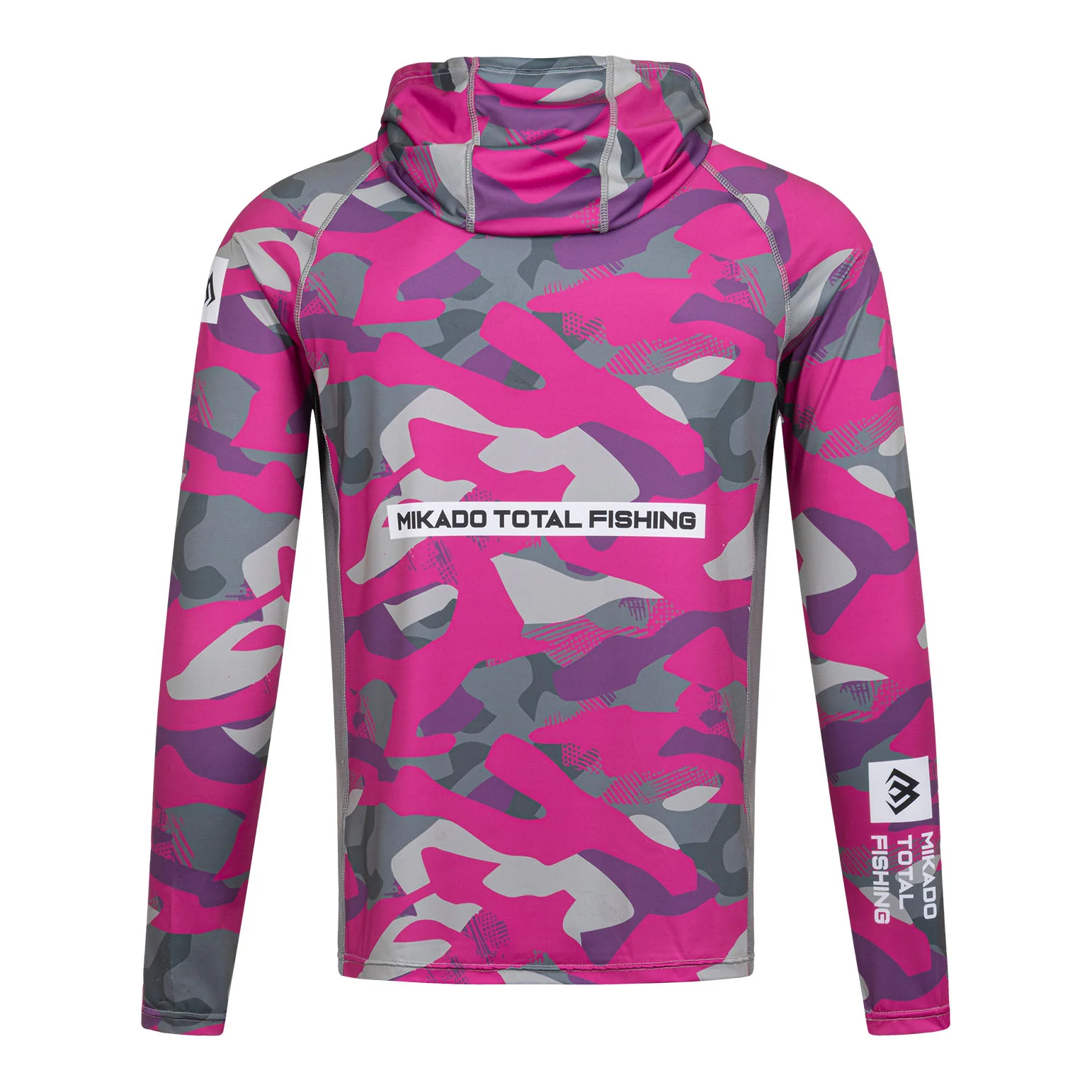 Mikado UPF50+ Lady Camo kalastuspaita hupulla - Image 2