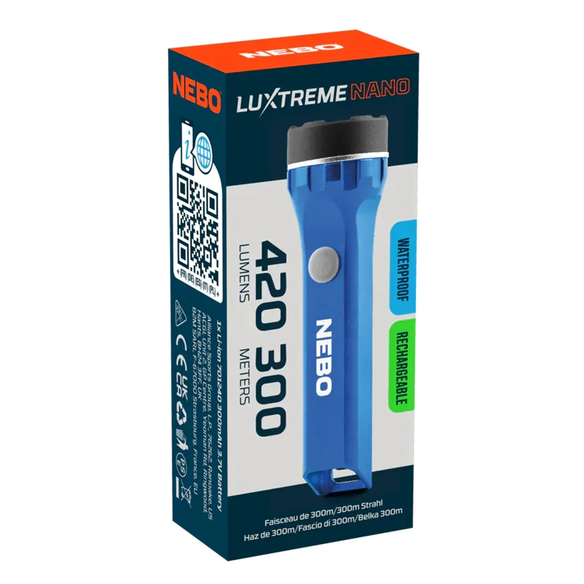 NEBO Luxtreme Nano taskulamppu 420 lm - Image 3