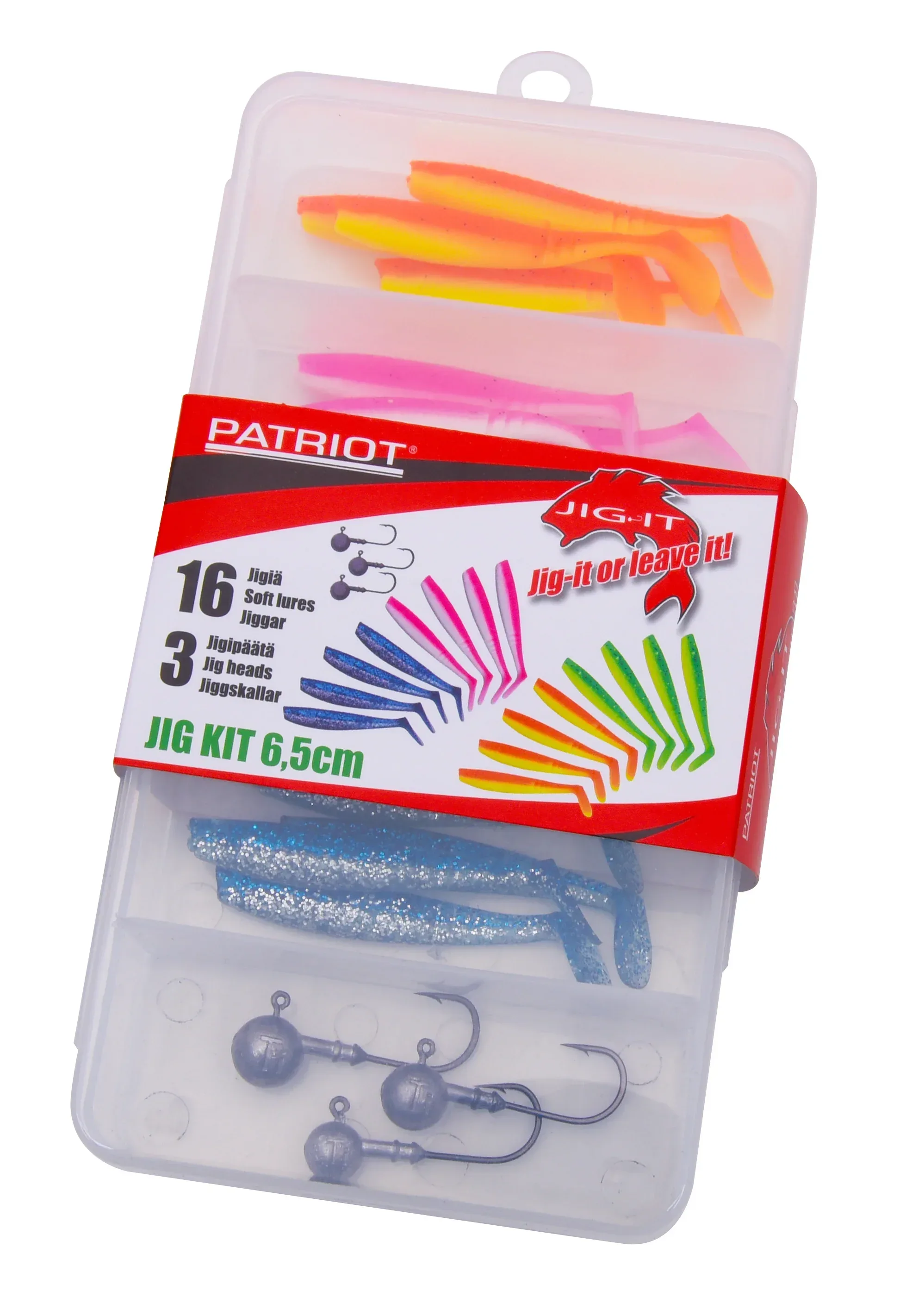 Patriot Jig-It 6,5 cm jigilajitelma 16+3 kpl/pkt