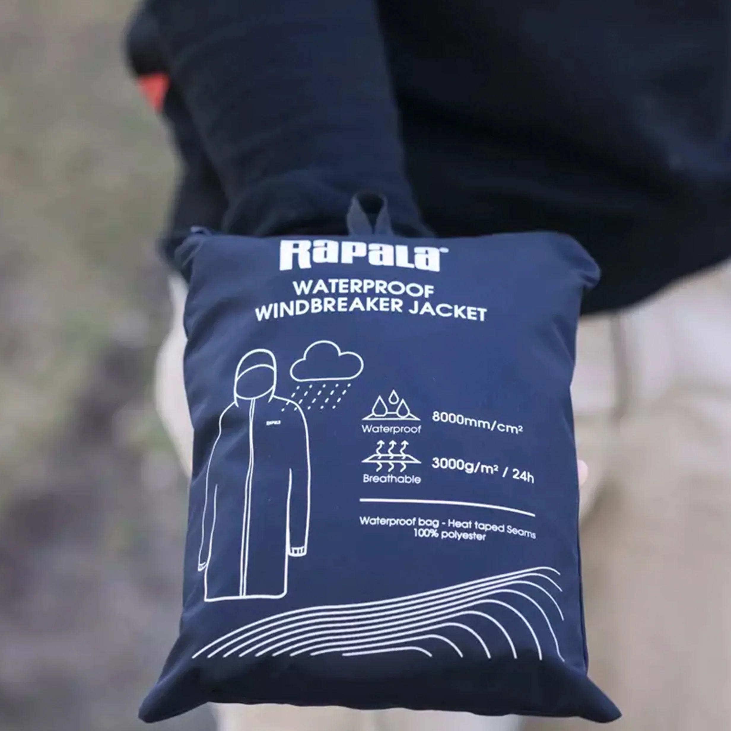 Rapala Waterproof Windbreaker takki - Image 3