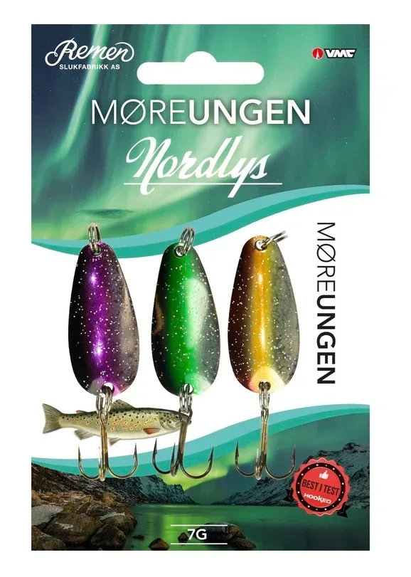 Remen Möreungen Nordlys Best i Test 12 g lusikkausitin 3 kpl/pkt
