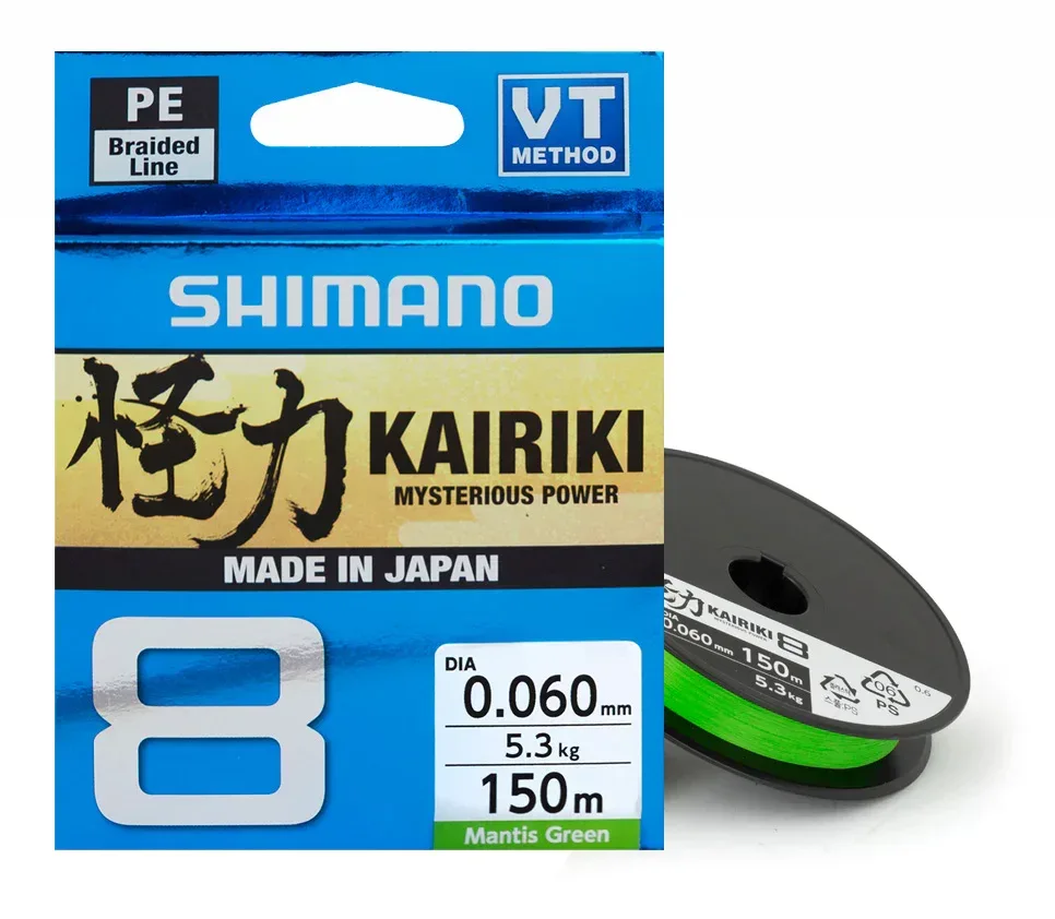 Shimano Kairiki 8 Mantis Green 300 m kuitusiima