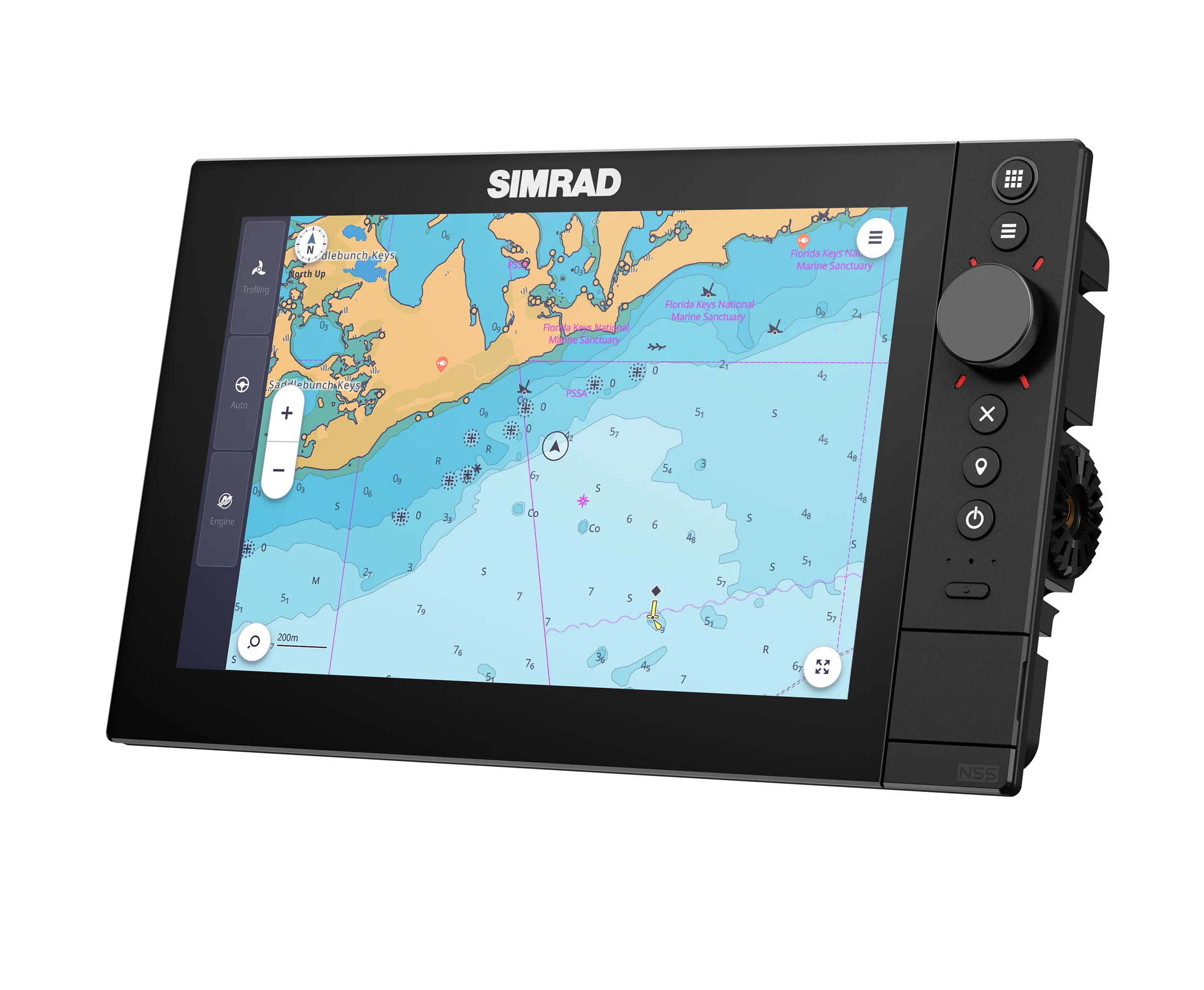 Simrad NSS4 12 yhdistelmälaite ilman anturia