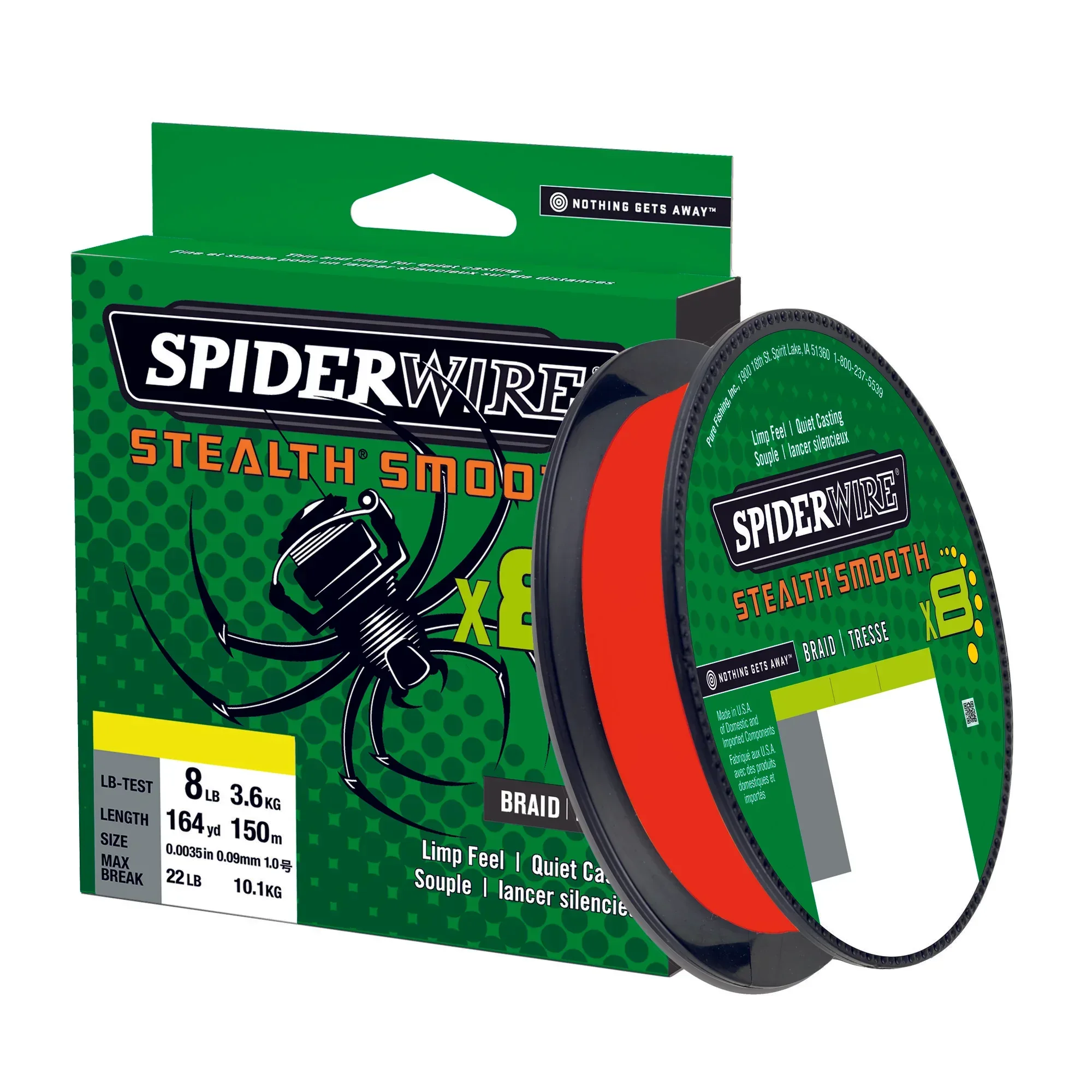 Spiderwire Smooth 8 punainen 150 m kuitusiima - Image 11