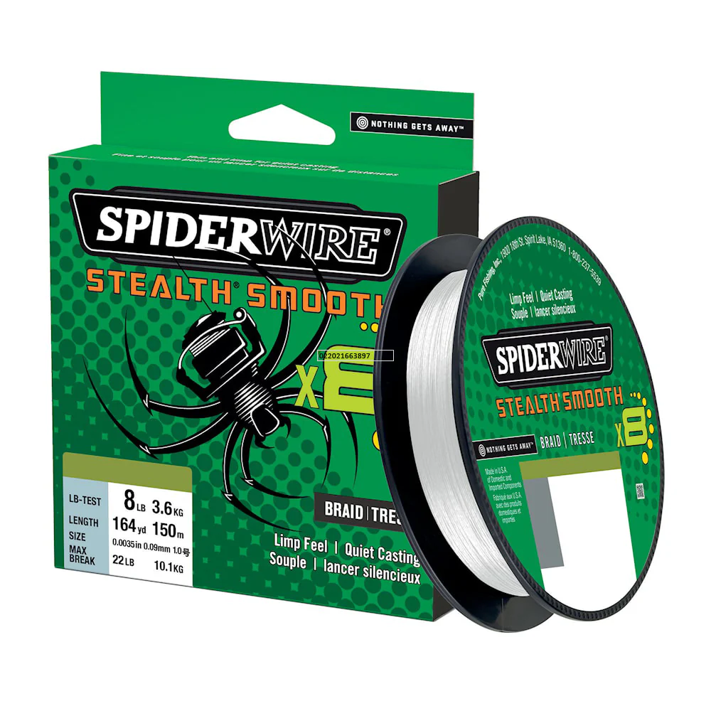 Spiderwire Smooth 8 valkoinen 150 m kuitusiima - Image 7