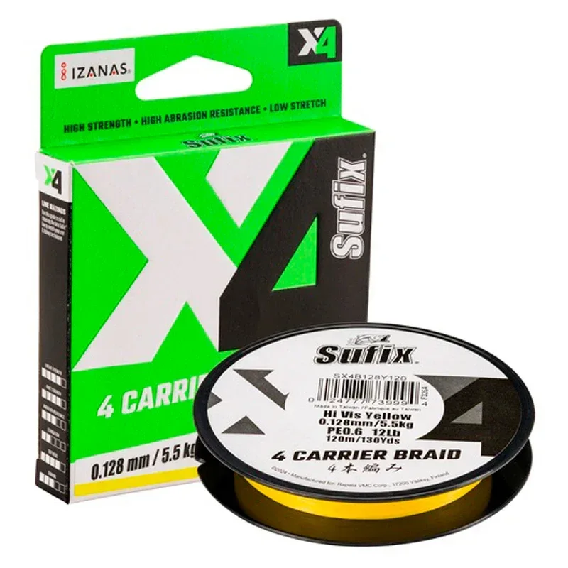 Sufix X4 Hi Vis Yellow kuitusiima - Image 7