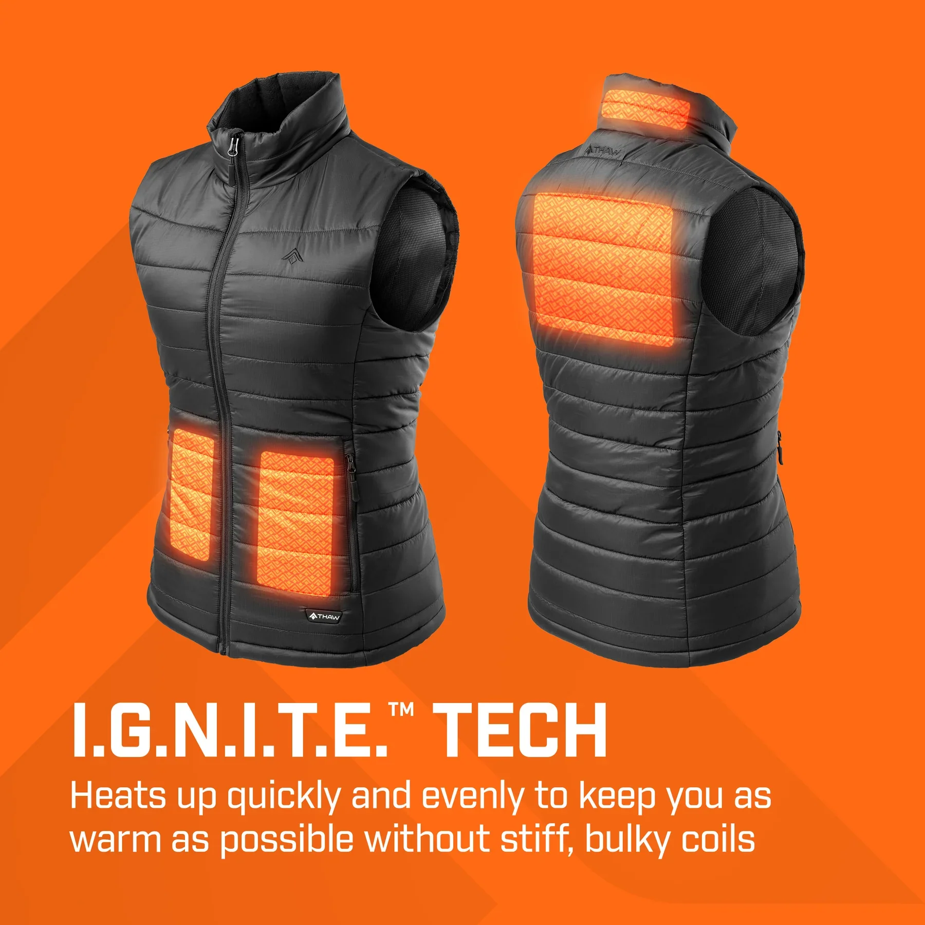 THAW Heated Vest lämmitettävä liivi naisten - Image 3