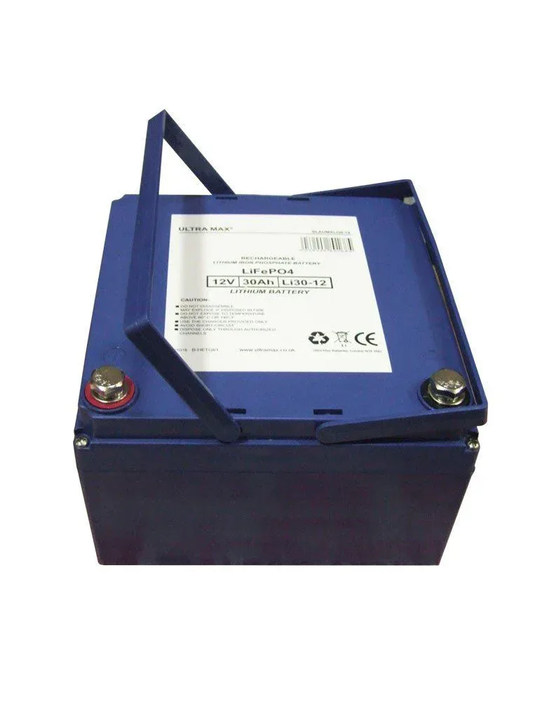 Ultramax 12V 30 Ah LiFePO4 litiumakku
