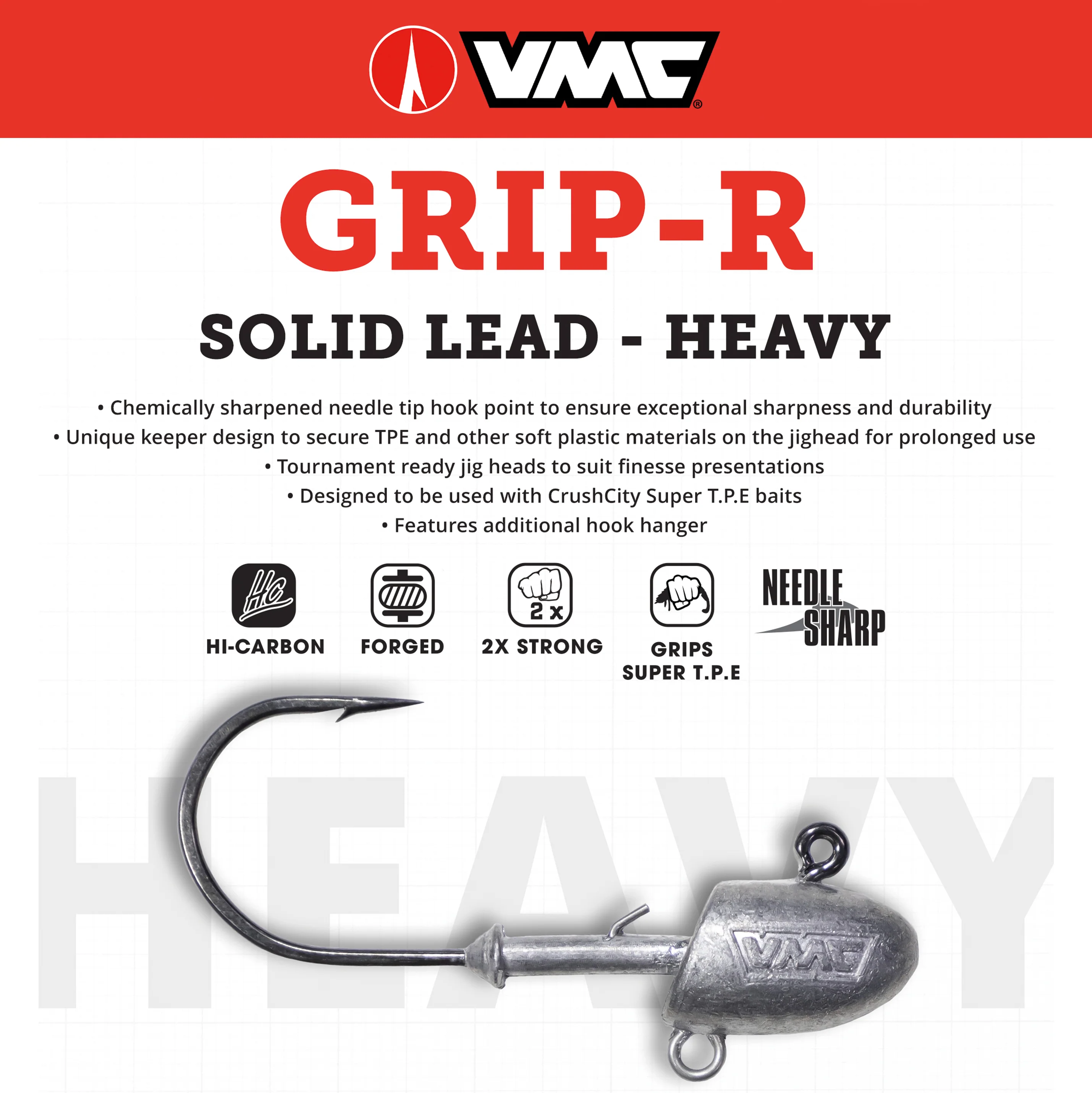 VMC Grip-R Finesse jigipää 7 g 5 kpl/pkt - Image 5