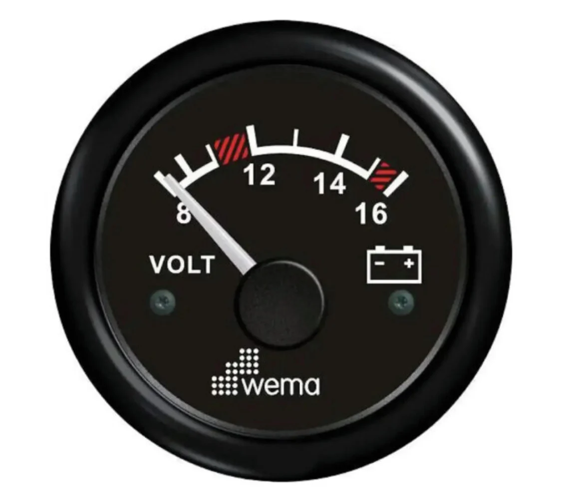 Wema volttimittari 12V musta