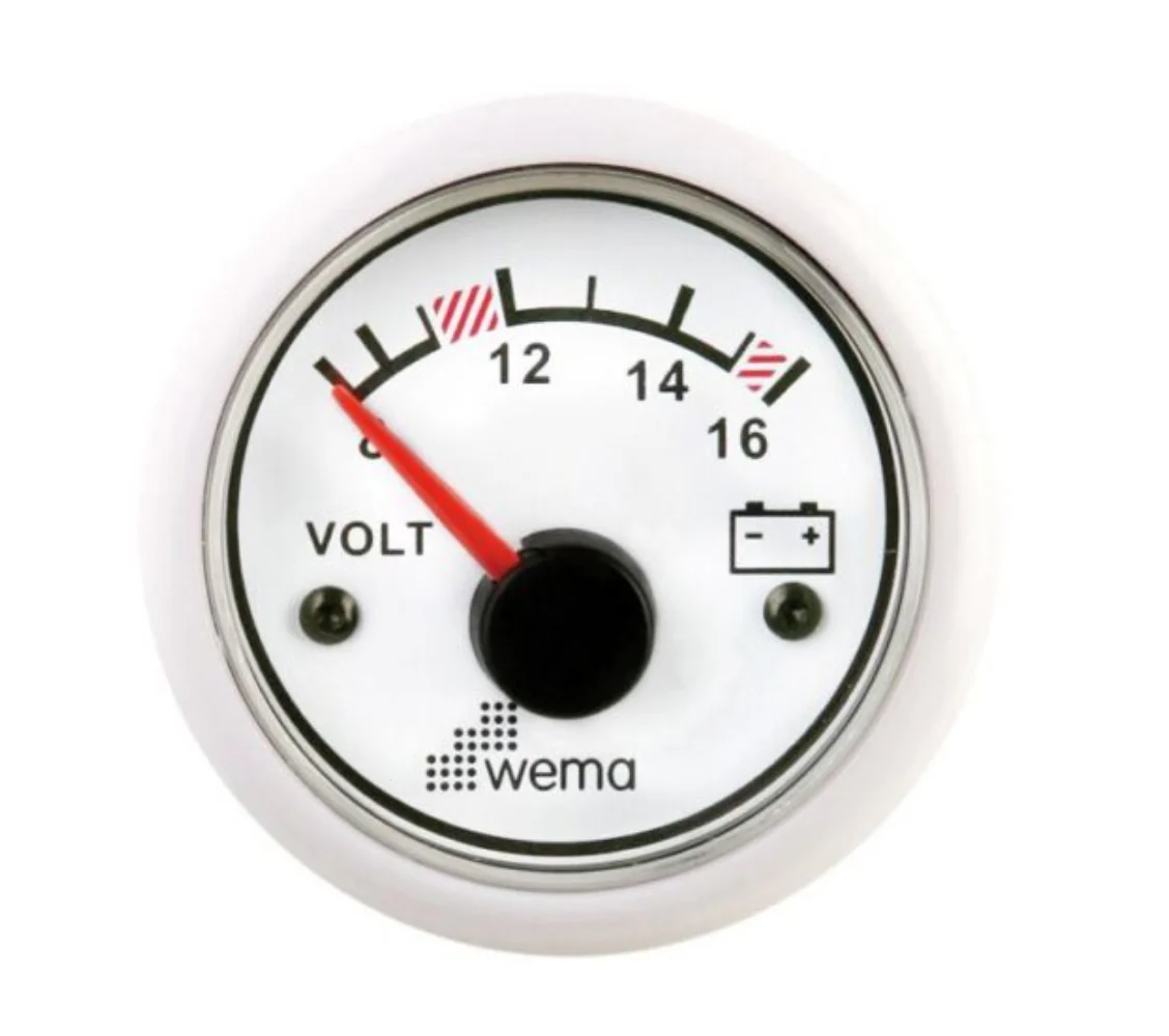 Wema volttimittari 12V valkoinen - Image 2