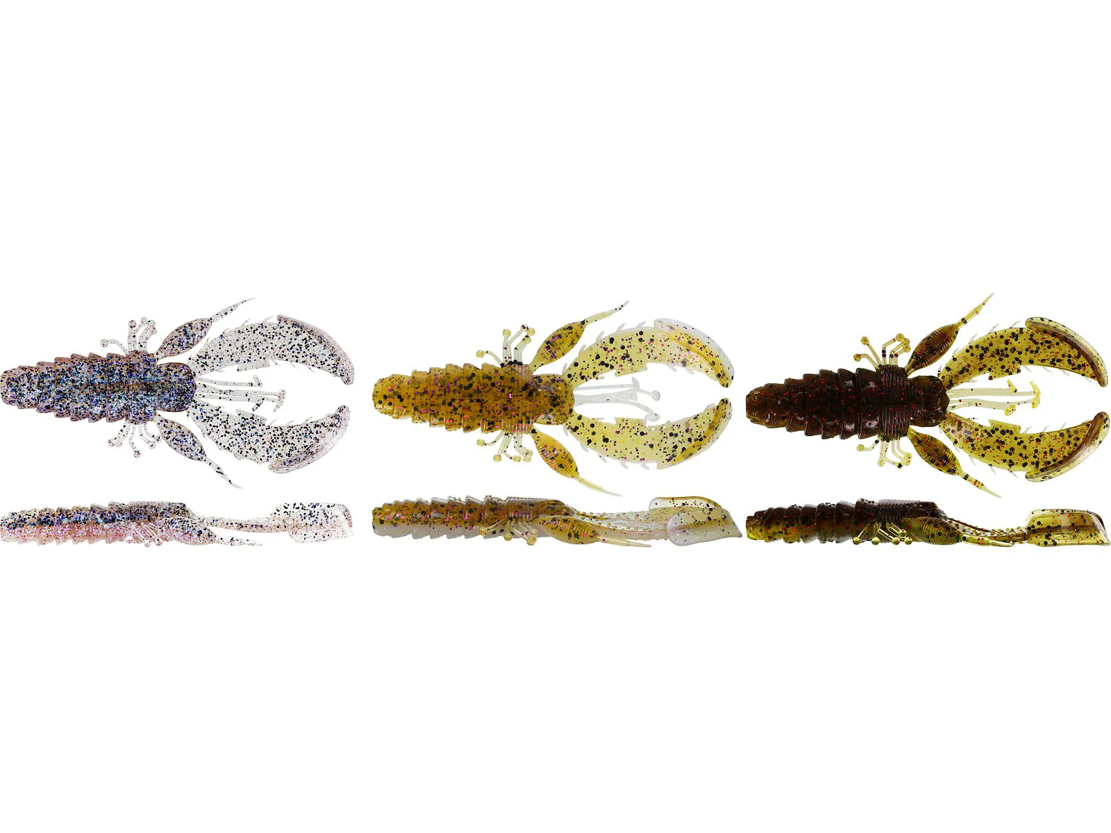 Westin CreCraw Creaturebait Clear Water Mix 6,5 cm jigi 6 kpl/pkt - Image 2