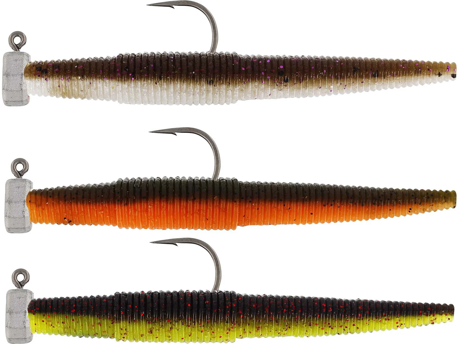 Westin NED Worm R´N R Dark Water Mix 7 cm jigi 3 kpl/pkt - Image 2