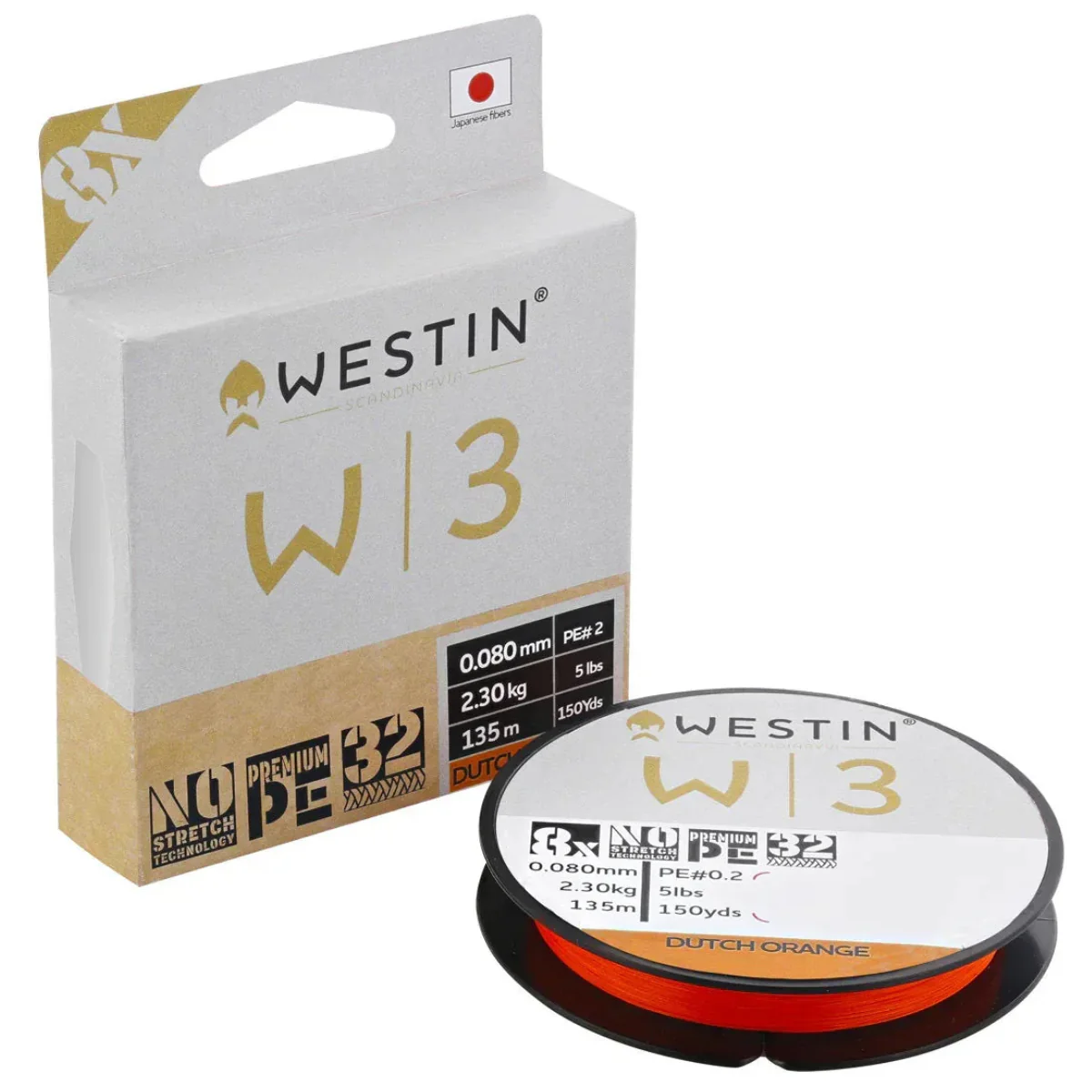 Westin W3 Dutch Orange 135 m kuitusiima