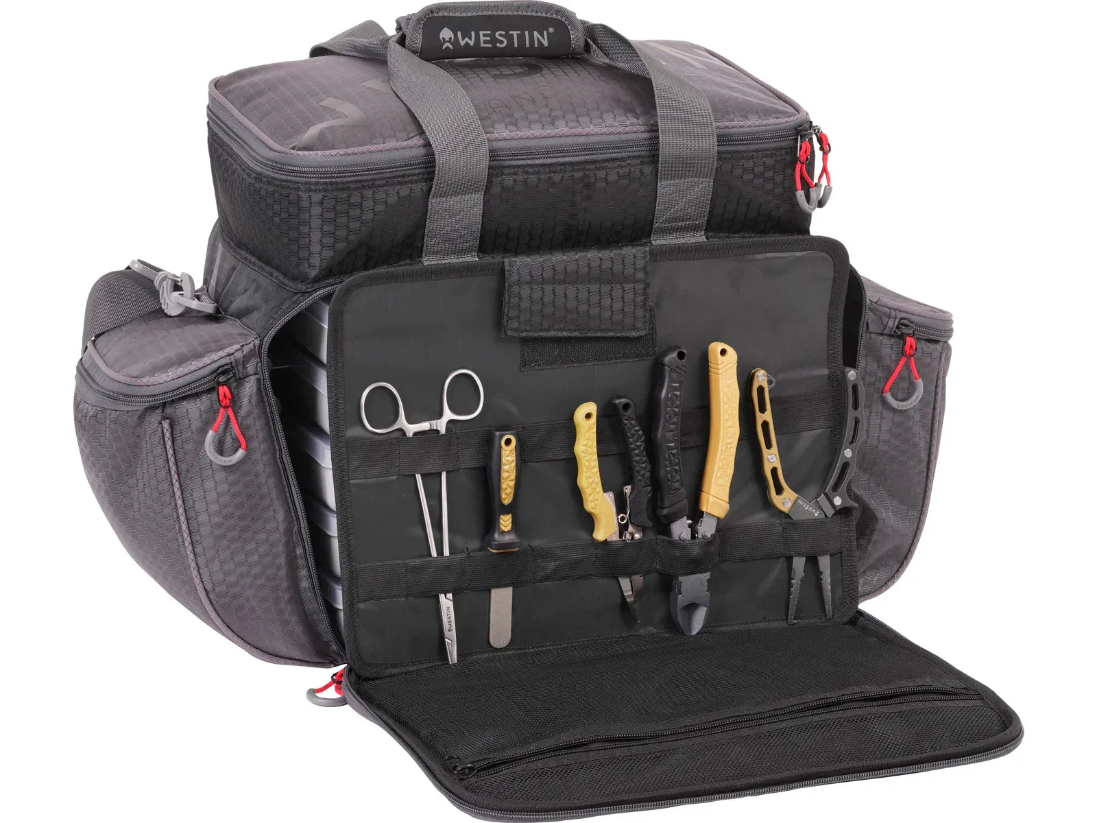 Westin W4 Master Lure Bag vieherasialaukku + 5 rasiaa - Image 2
