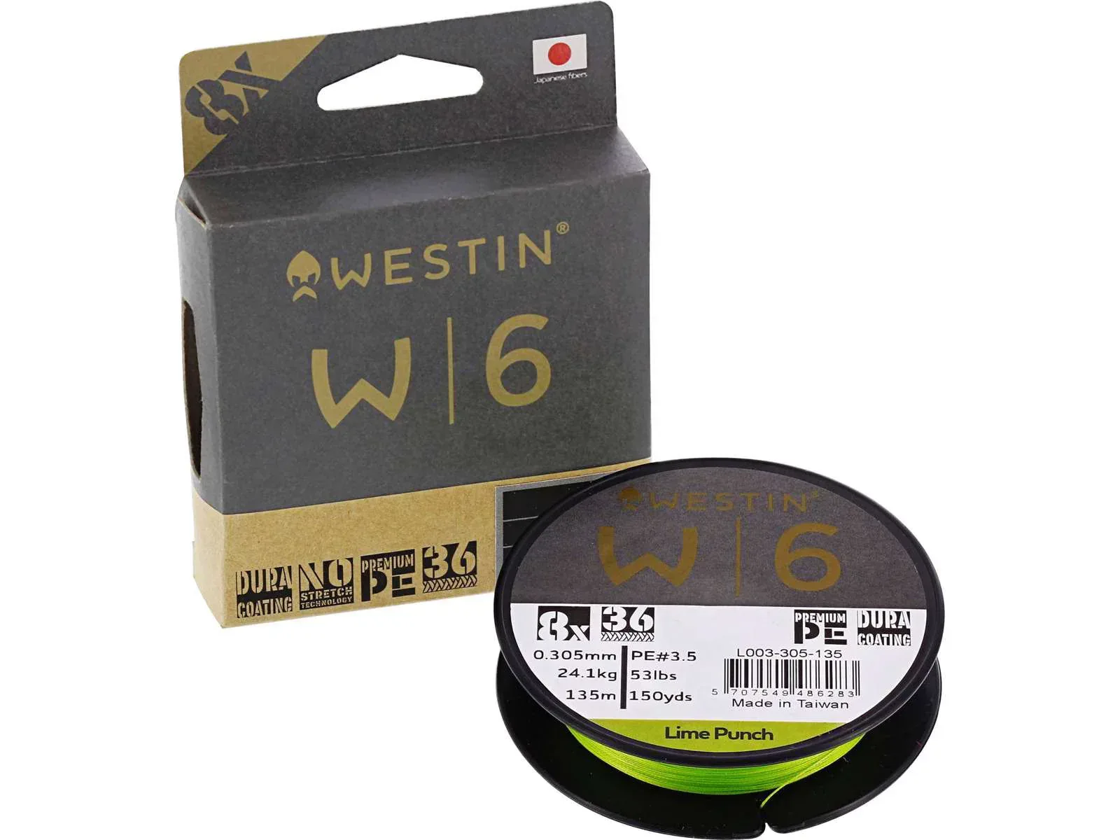 Westin W6 Lime Punch 135 m kuitusiima - Image 7